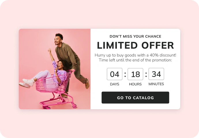 Create popups on websites to boost your sales