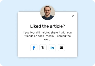 Promote socials on your website