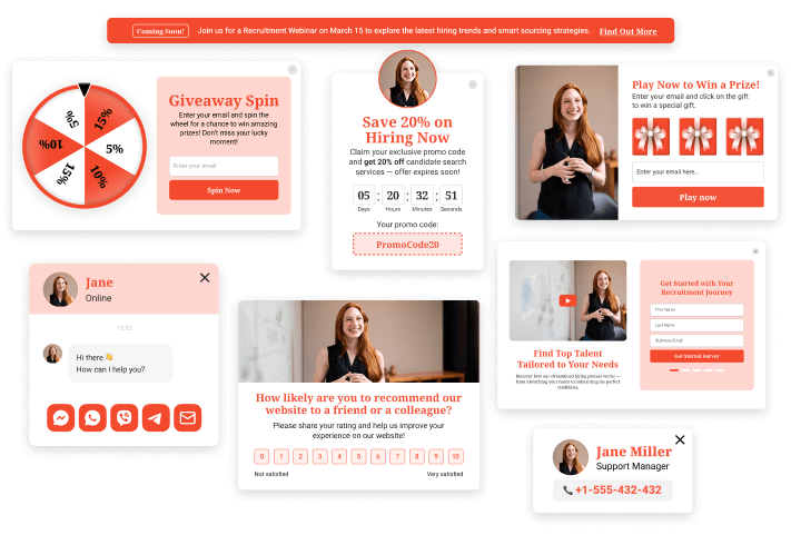 Create high-converting popups in minutes by Claspo Popup Maker