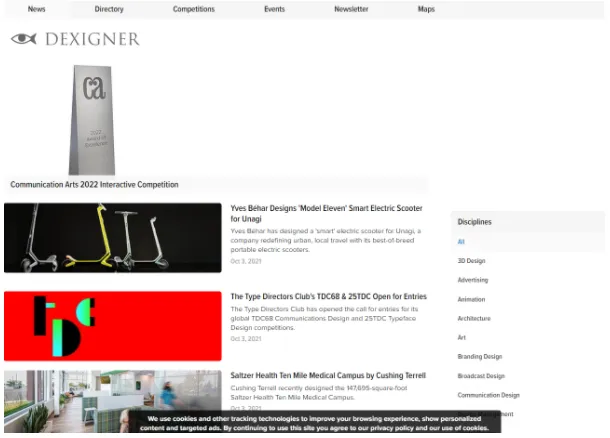 exemple de designer
