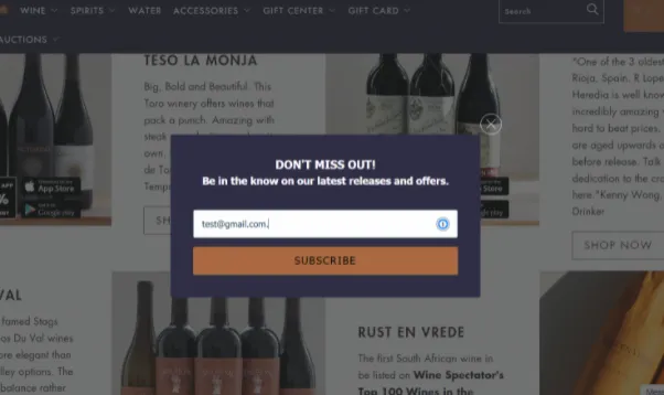 exemple winesonline