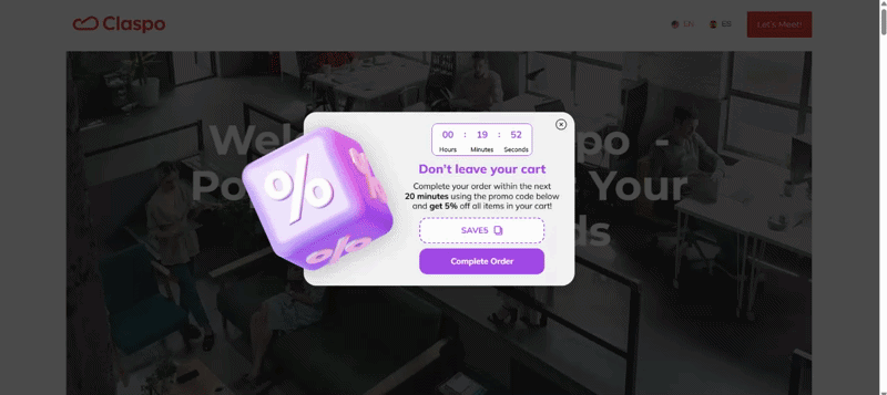 claspo-exit-intent-template-example