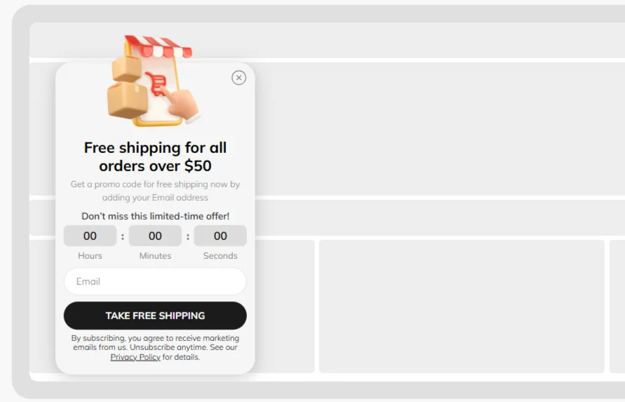 claspo-free-shipping-timer-template-example