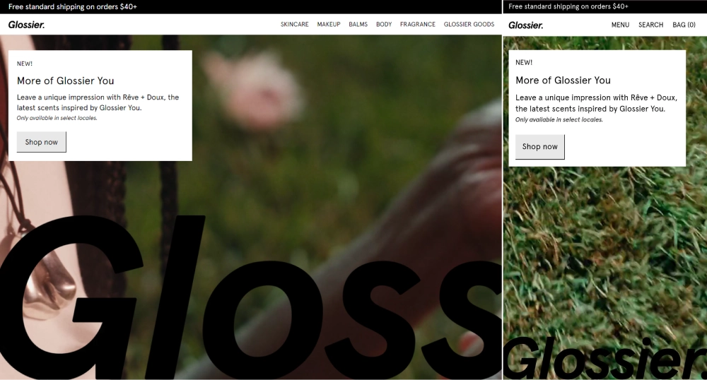 glossier