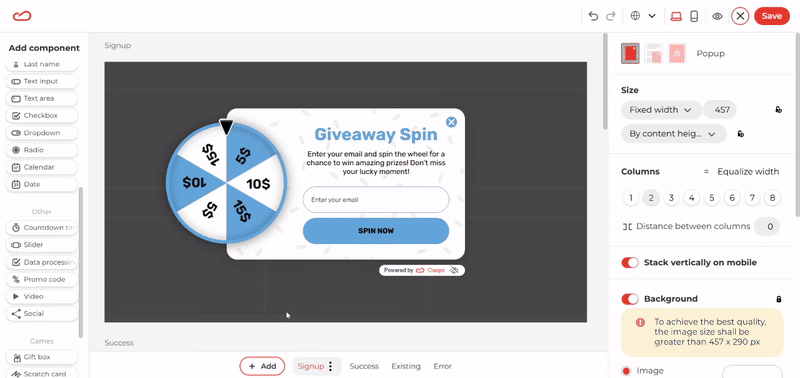 Manage-prize-pool