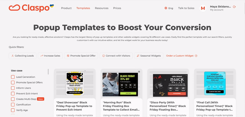 Popup-Templates-Claspo