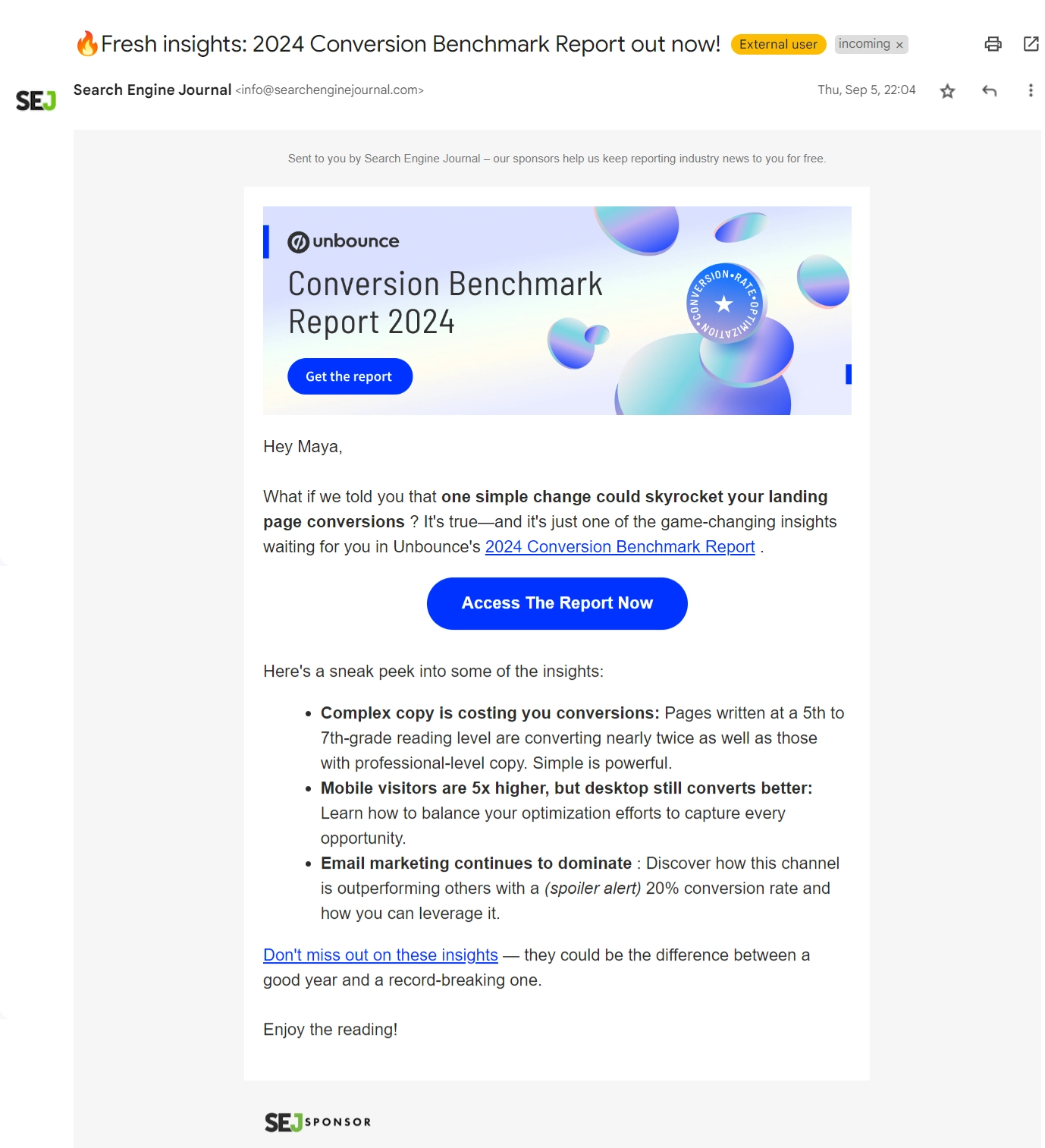 SEJ-and-Unbounce-email